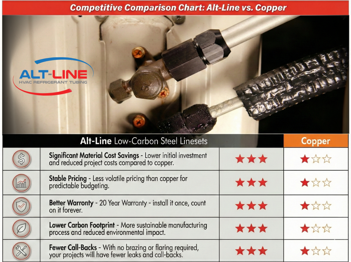 Alt-Line | Steel Line Sets for HVAC